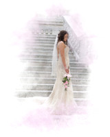 Bridal Dream Splash Portrait
